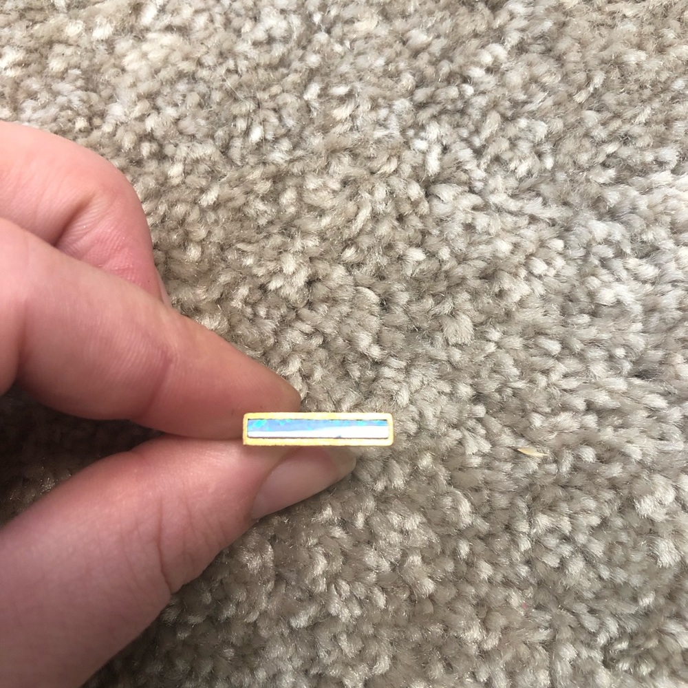 Adjustable Faux Opal Ring